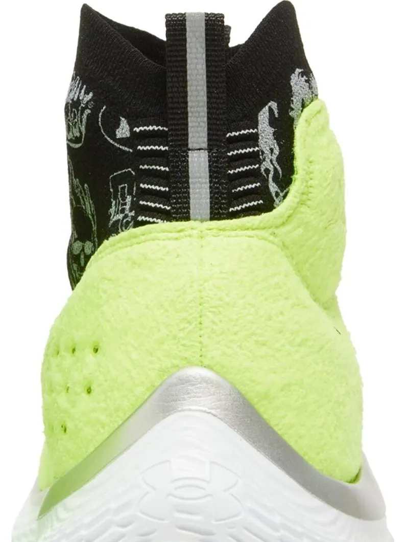Кроссовки Diet Starts Monday x Curry 4 FloTro Tennis Ball — изображение 7 из 8, зеленый
