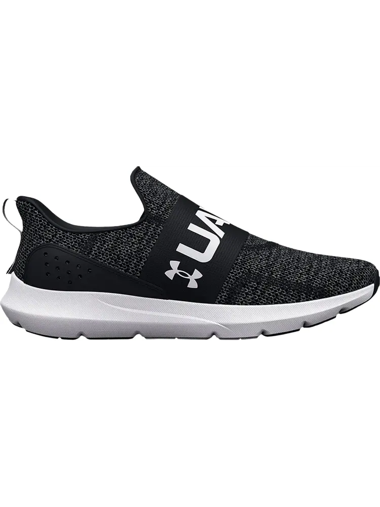 Кроссовки Under Armour Surge 3 Slip Black White — изображение 1 из 1, черный
