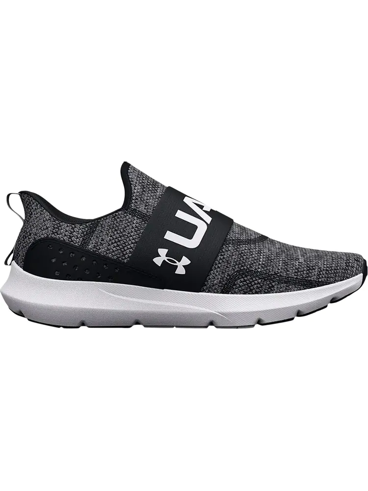 Кроссовки Under Armour Wmns Surge 3 Slip Black White — изображение 1 из 1, черный