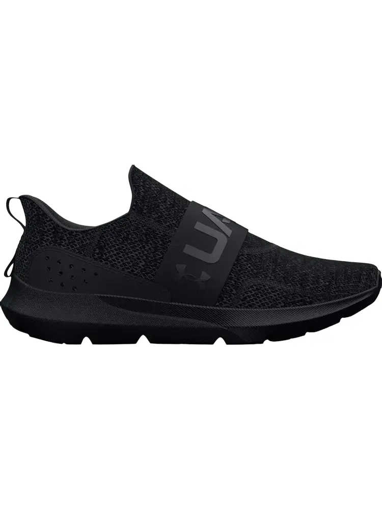 Кроссовки Under Armour Wmns Surge 3 Slip Triple Black — изображение 1 из 1, черный
