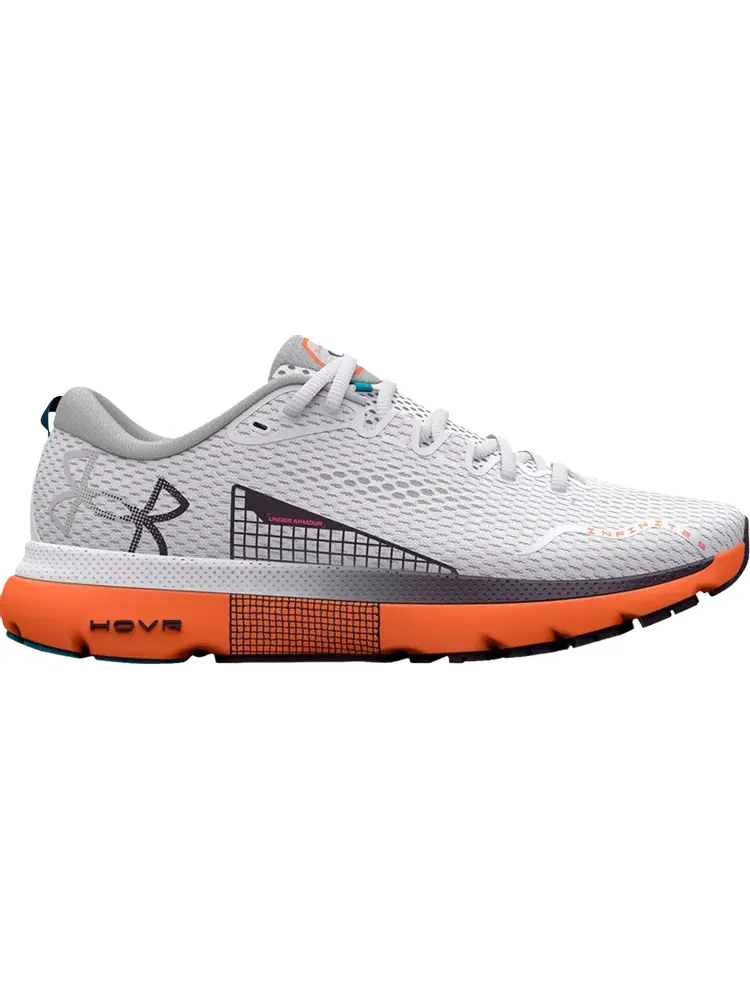 Кроссовки Under Armour HOVR Infinite 5 White Orange Blast — изображение 1 из 1, белый