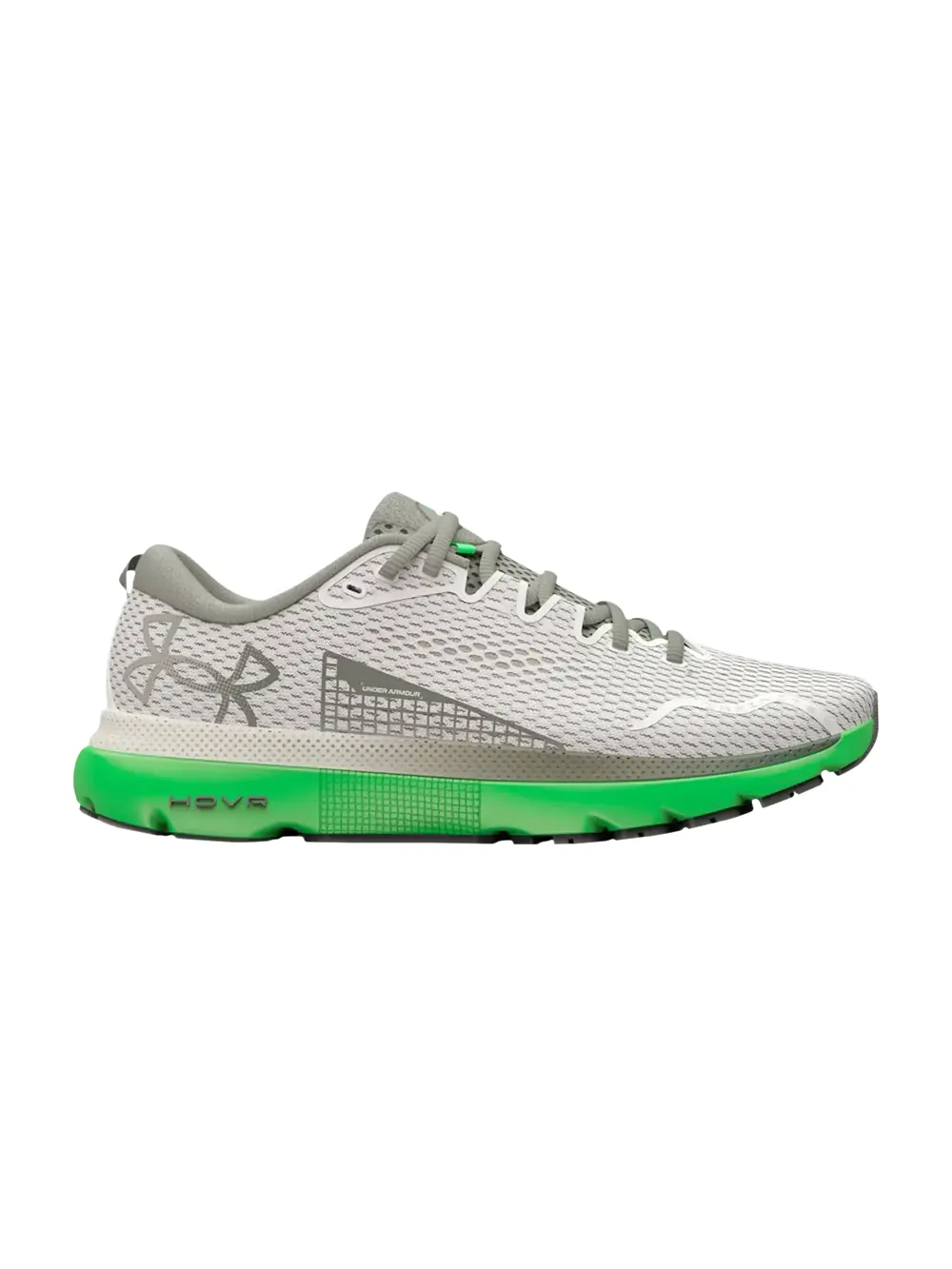 Кроссовки HOVR Infinite 5 Under Armour — изображение 1 из 1, белый/зеленый
