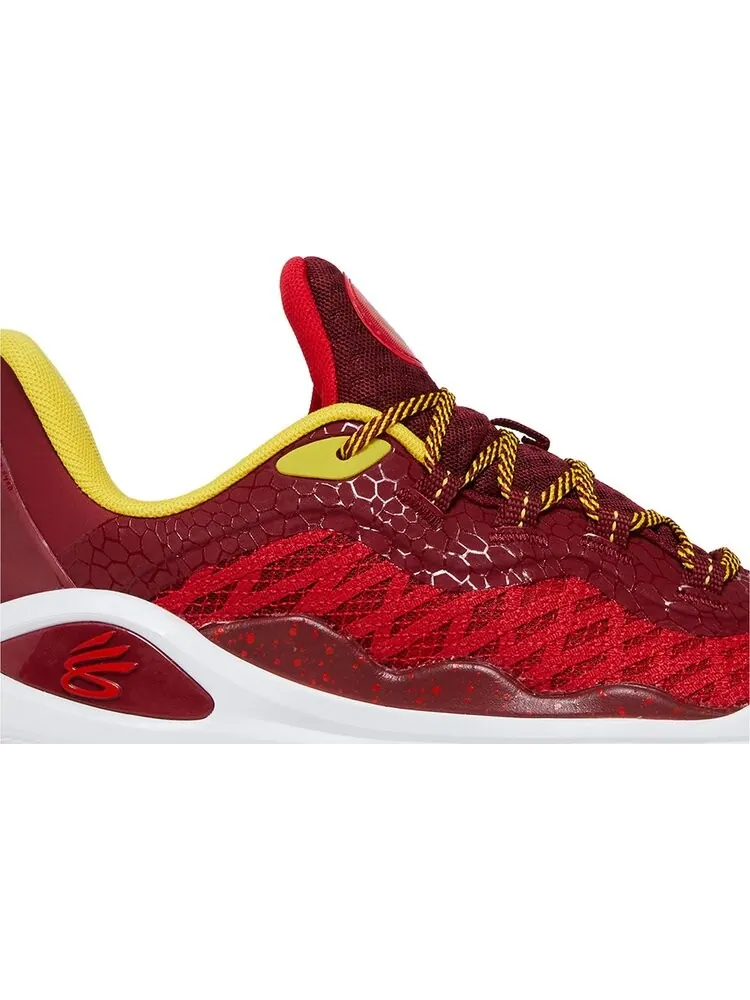 Кроссовки Bruce Lee x Curry Flow 11 'Fire' — изображение 2 из 4, красный