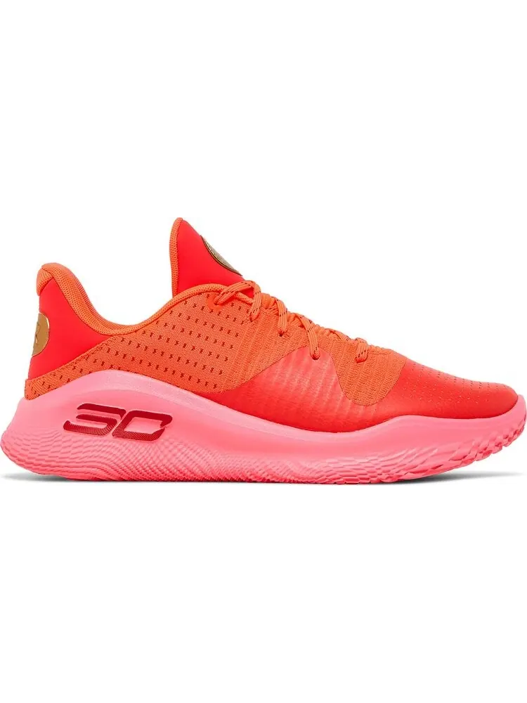 Кроссовки Curry 4 Low FloTro 'Flooded' — изображение 1 из 4, розовый