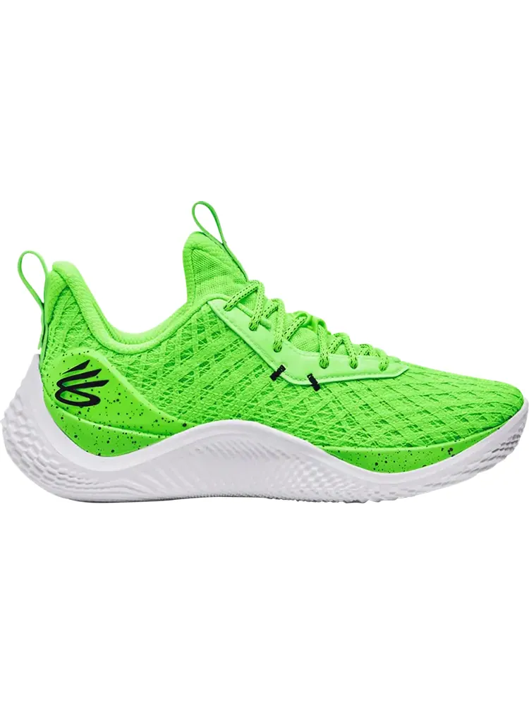 Кроссовки Curry Flow 10 Team 'Hyper Green' — изображение 1 из 1, зеленый