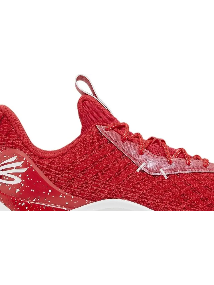Кроссовки Curry Flow 10 Team 'Red' — изображение 2 из 4, красный
