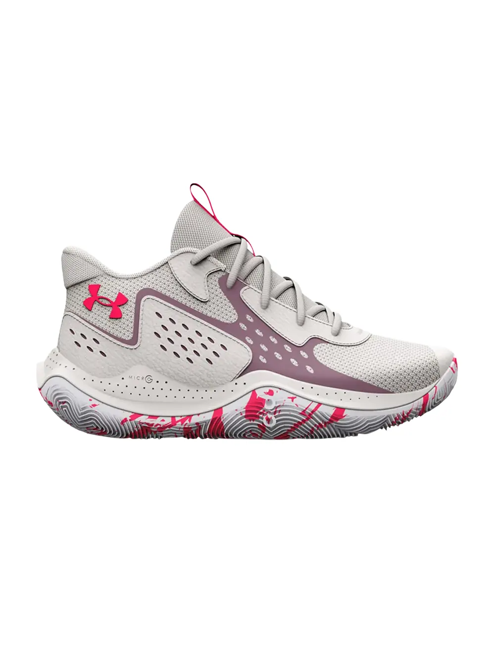 Кроссовки JetWhite Clay Misty Purple' Under Armour — изображение 1 из 1, белый/фиолетовый