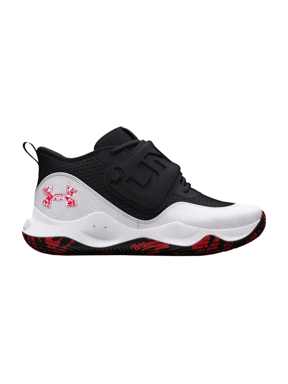 Кроссовки Zone BB 2 GS Under Armour — изображение 1 из 1, черный/белый/красный