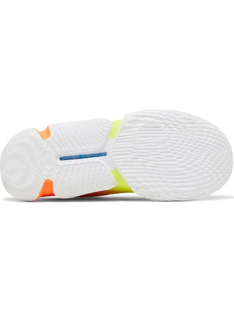 Кроссовки Under Armour Flow FUTR X 2 E24 Panic Orange Yellow Ray — изображение 4 из 8, оранжевый