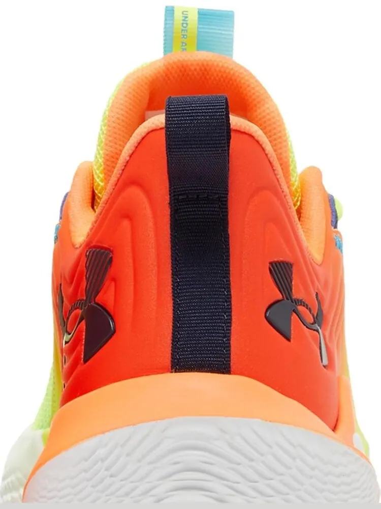 Кроссовки Under Armour Flow FUTR X 2 E24 Panic Orange Yellow Ray — изображение 7 из 8, оранжевый