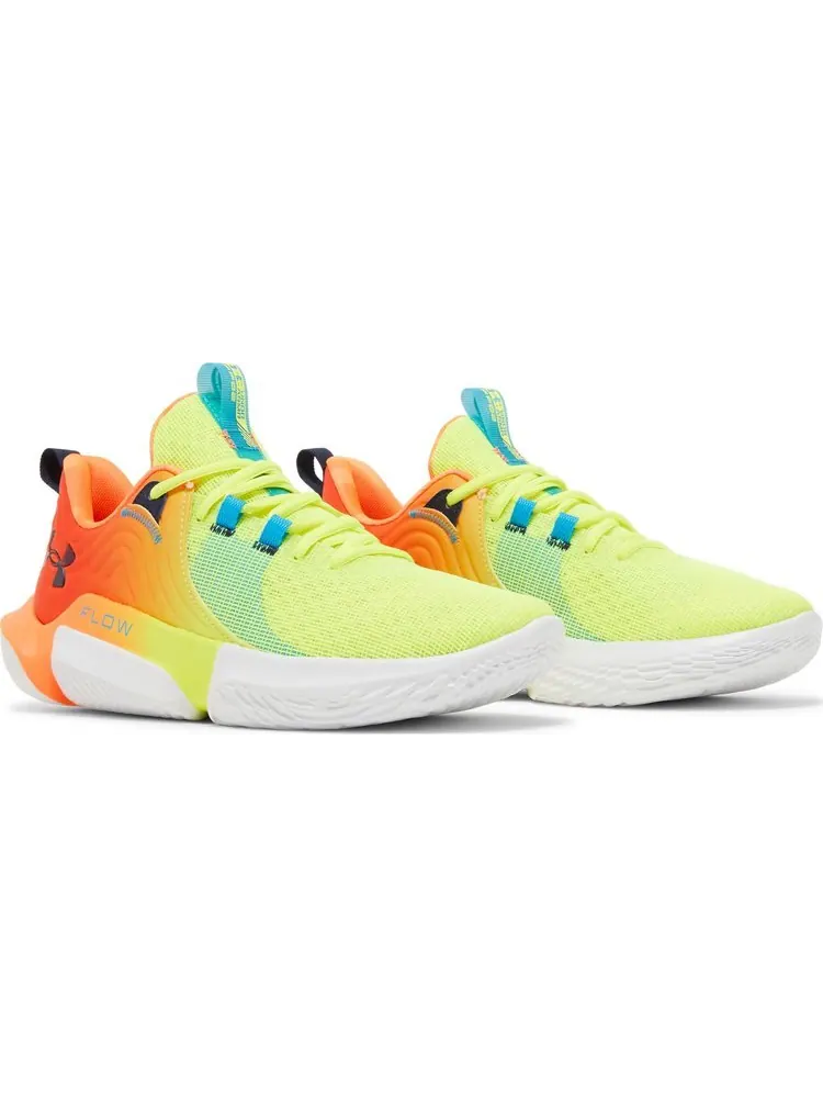 Кроссовки Under Armour Flow FUTR X 2 E24 Panic Orange Yellow Ray — изображение 8 из 8, оранжевый