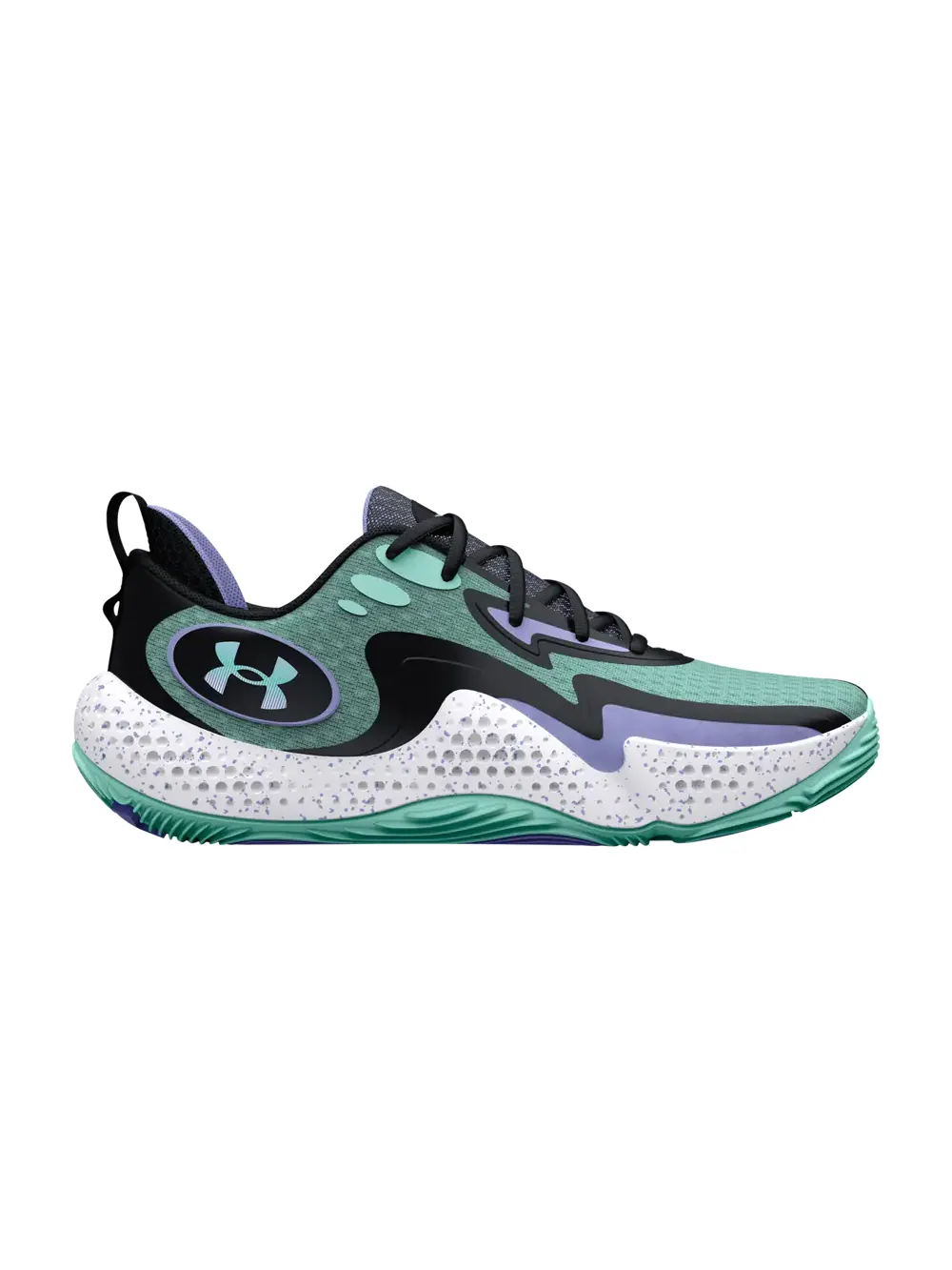 Кроссовки Spawn 5 Under Armour — изображение 1 из 1, черный/фиолетовый