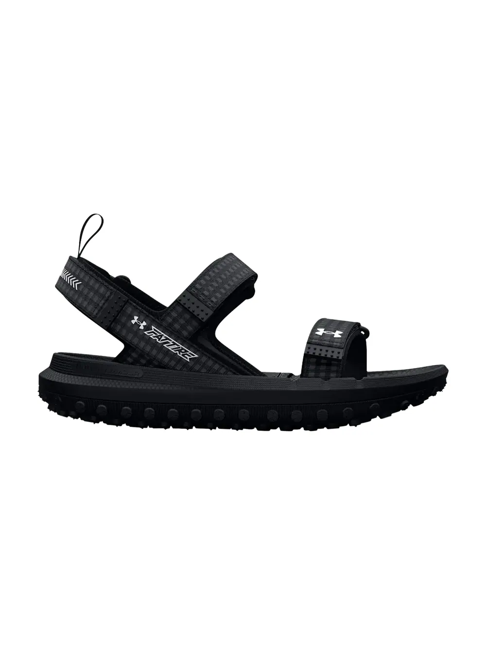 Кроссовки Fat Tire Sandal Under Armour — изображение 1 из 1, черный/белый