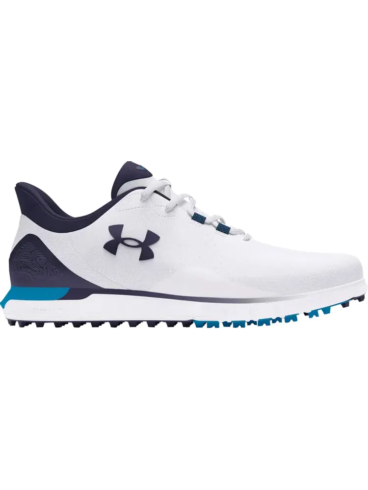 Кроссовки HOVR Drive Fade Spikeless Golf Wide 'White Midnight Navy' — изображение 1 из 1, белый
