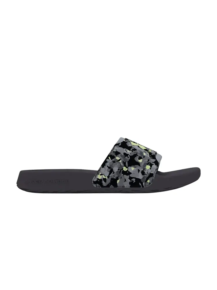 Кроссовки Under Armour Ignite Select Graphic Slide Anthracite Retro Green Camo — изображение 1 из 1, серый