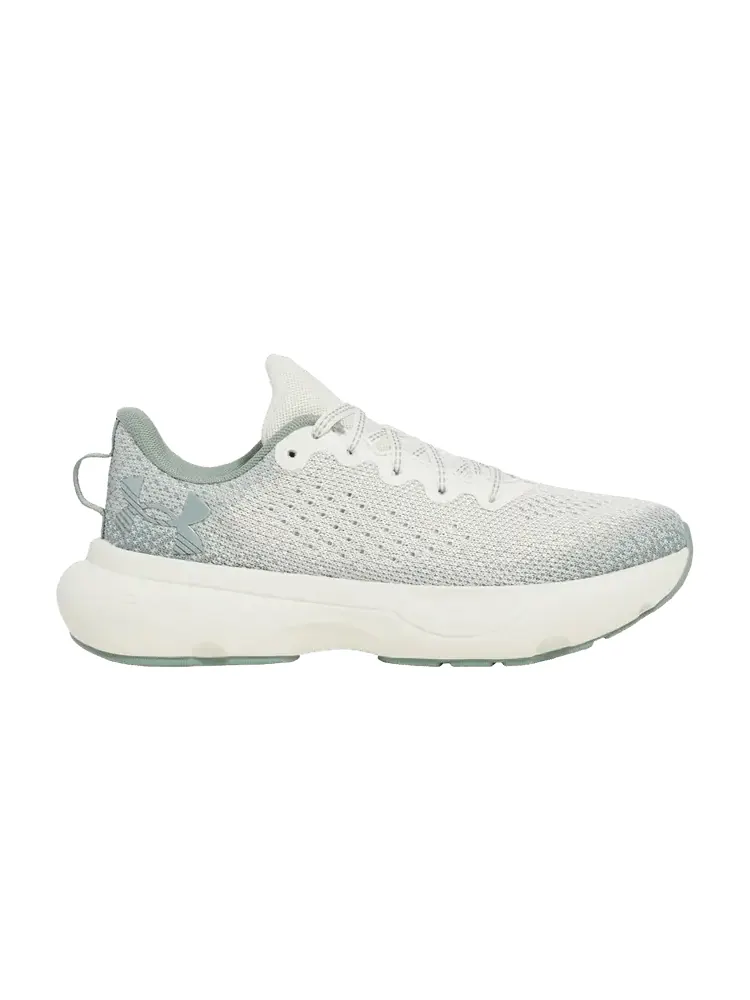 Кроссовки Under Armour Wmns HOVR Infinite 'White Quartz' — изображение 1 из 1, белый/зеленый/металлик