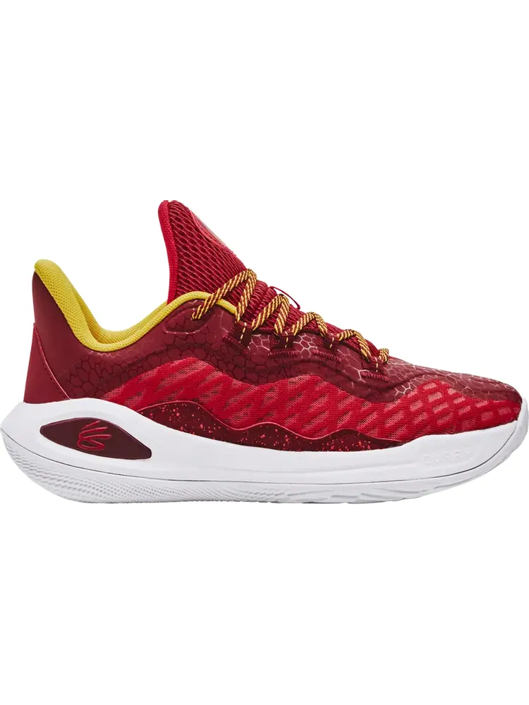 Кроссовки Bruce Lee x Curry Flow 11 GS 'Fire' — изображение 1 из 1, красный