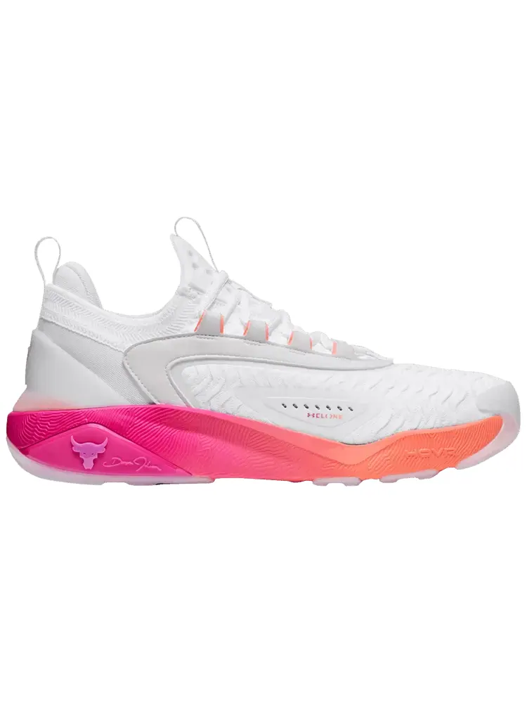 Кроссовки Under Armour Project Rock 7 'White Vivid Magenta' — изображение 1 из 1, белый