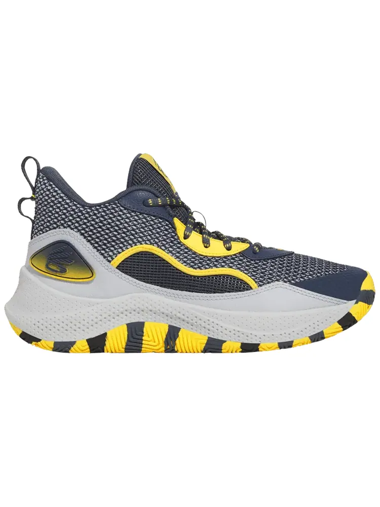 Кроссовки Under Armour Curry 3Zer0 24 'Navy Downpour Grey' — изображение 1 из 1, серый