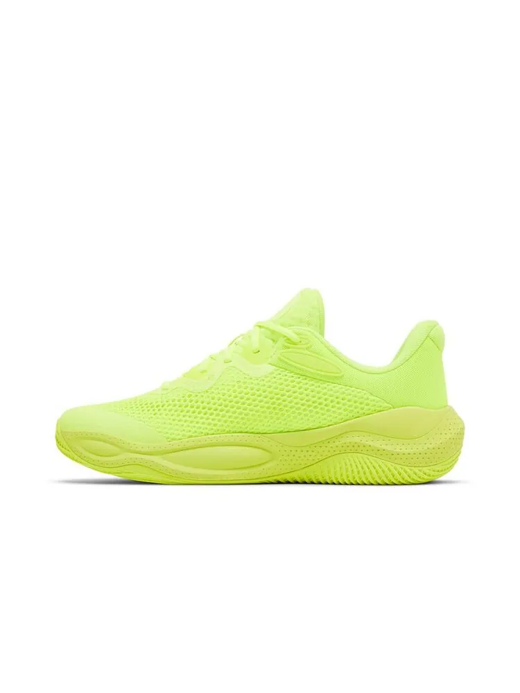 Кроссовки Under Armour Curry Splash 24 High Vis Yellow — изображение 3 из 6, желтый