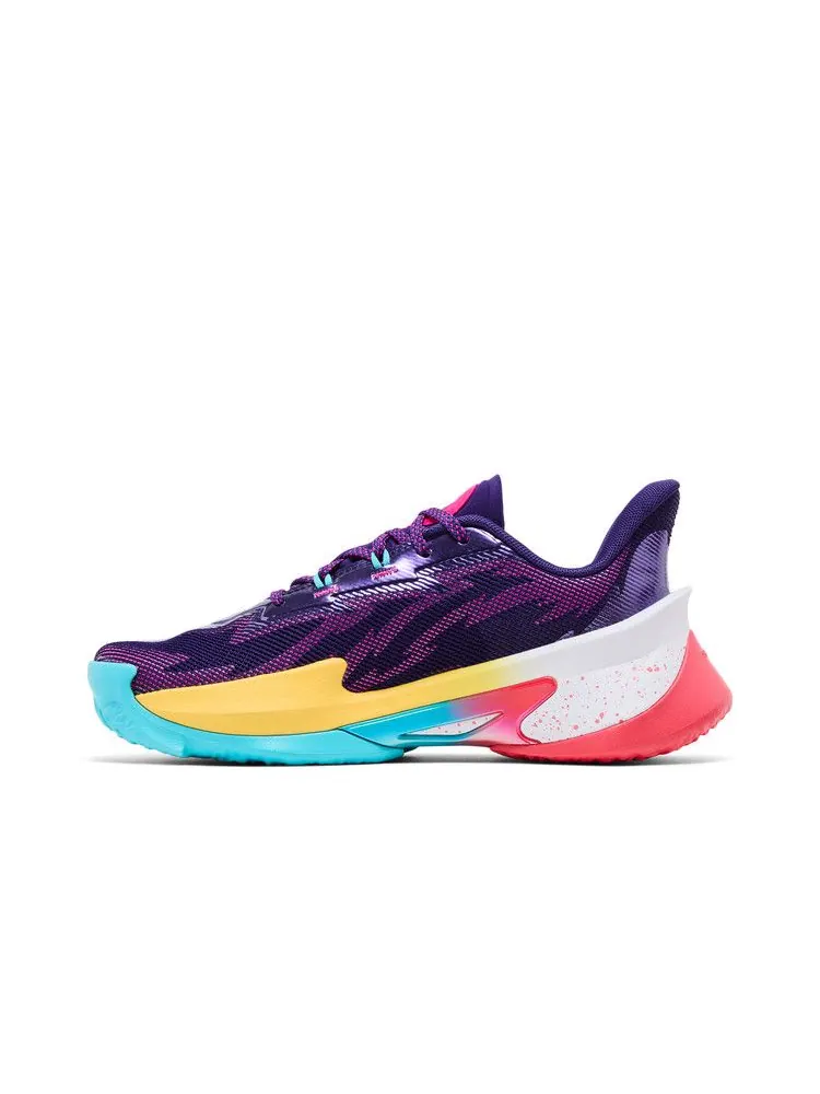 Кроссовки Under Armour Curry Series 7, Curry World Tour — изображение 3 из 8, фиолетовый