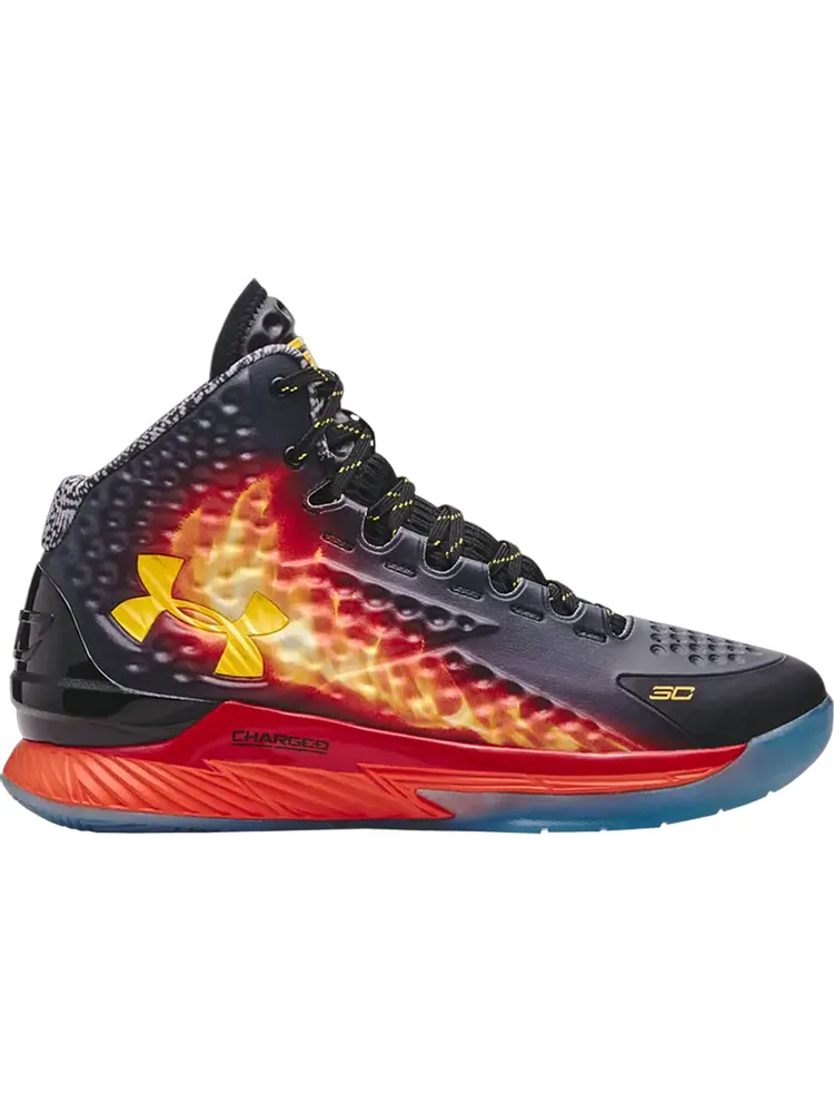 Кроссовки Curry 1 Retro 'Curry Jam' — изображение 1 из 1, черный
