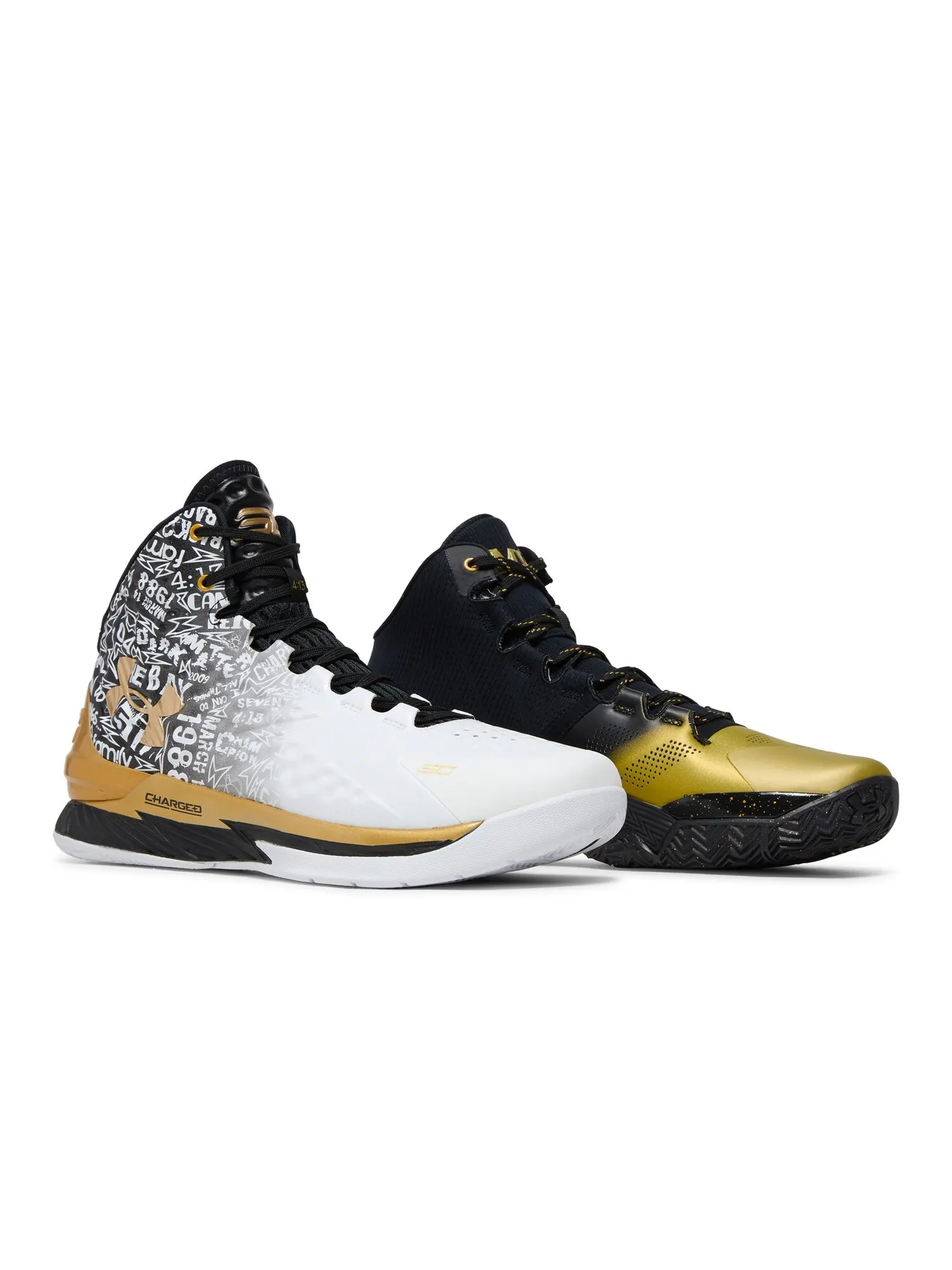 Кроссовки Curry Pack 2023 Under Armour — изображение 1 из 9, черный/белый