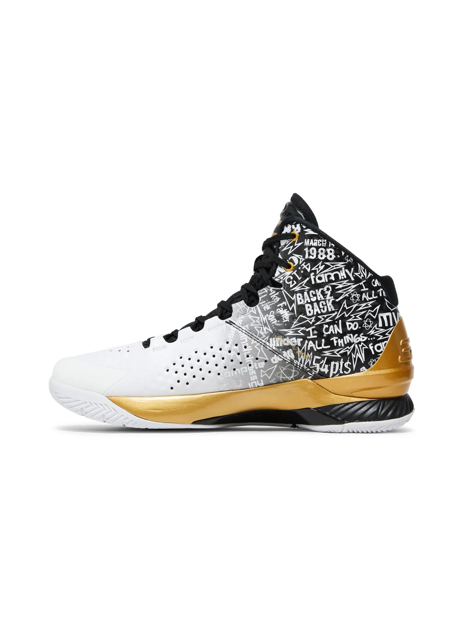 Кроссовки Curry Pack 2023 Under Armour — изображение 4 из 9, черный/белый