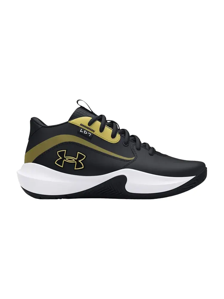 Кроссовки Under Armour Lockdown 7 GS Black Metallic Gold — изображение 1 из 1