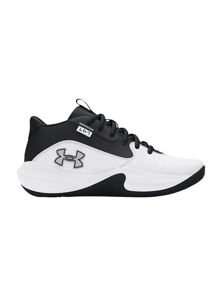 Кроссовки Under Armour Lockdown 7 GS White Black — изображение 1 из 1, белый черный
