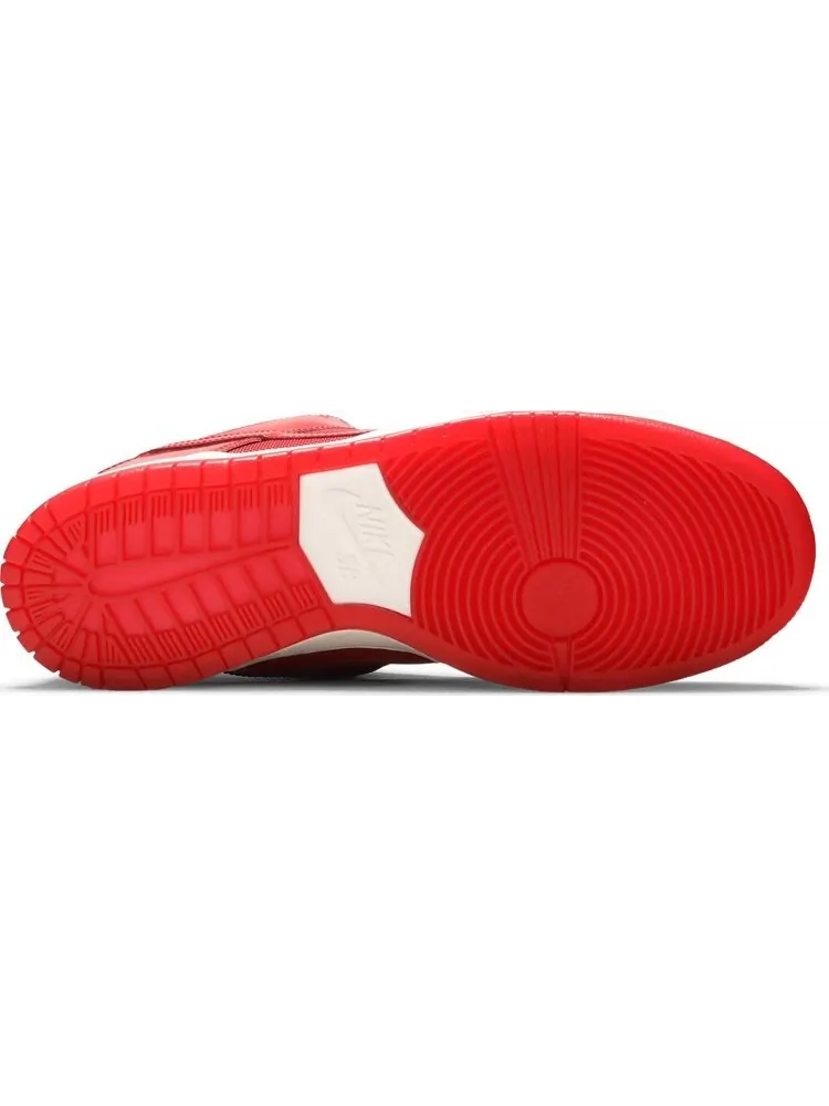 Кроссовки Nike Dunk Low Pro SB 'Red Patent Leather' — изображение 4 из 8, красный