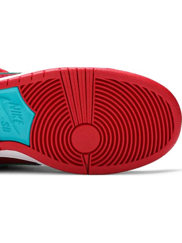 Кроссовки Nike Dunk Low Pro SB 'Brickhouse Turbo Green' — изображение 5 из 8, красный