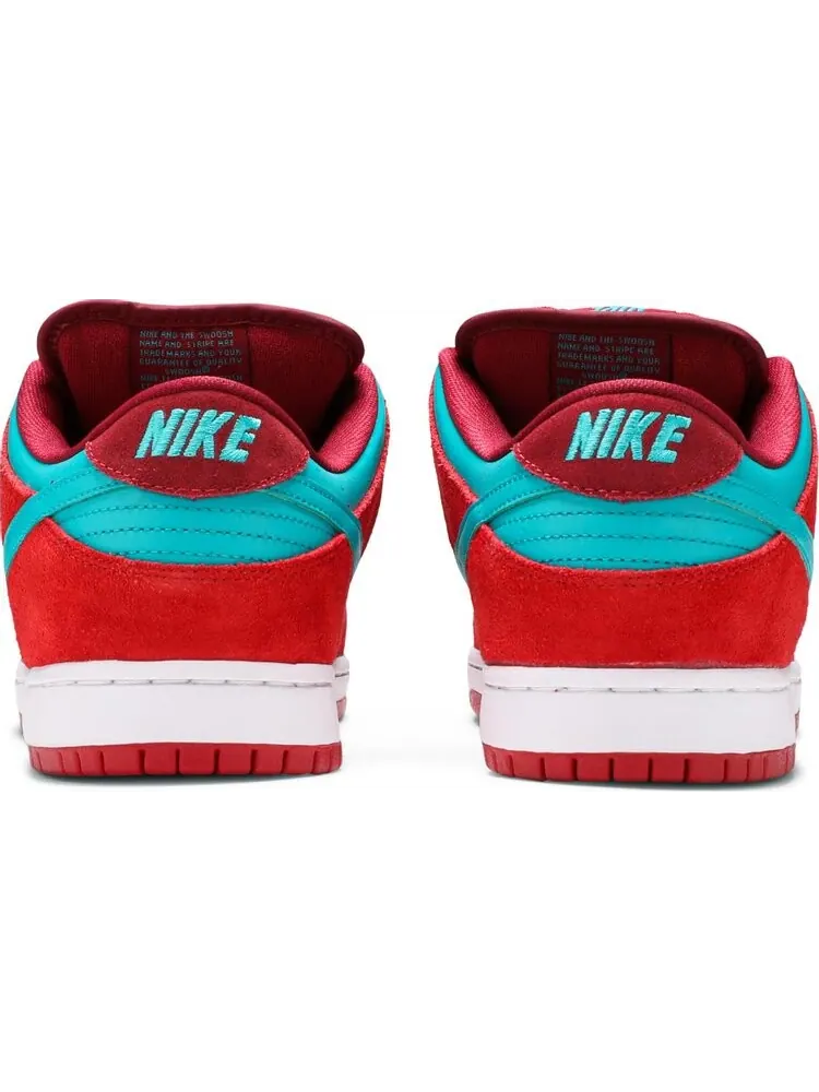 Кроссовки Nike Dunk Low Pro SB 'Brickhouse Turbo Green' — изображение 6 из 8, красный