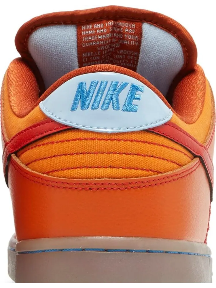 Кроссовки Nike Dunk Low Pro SB 'Fire & Ice' — изображение 7 из 8, оранжевый