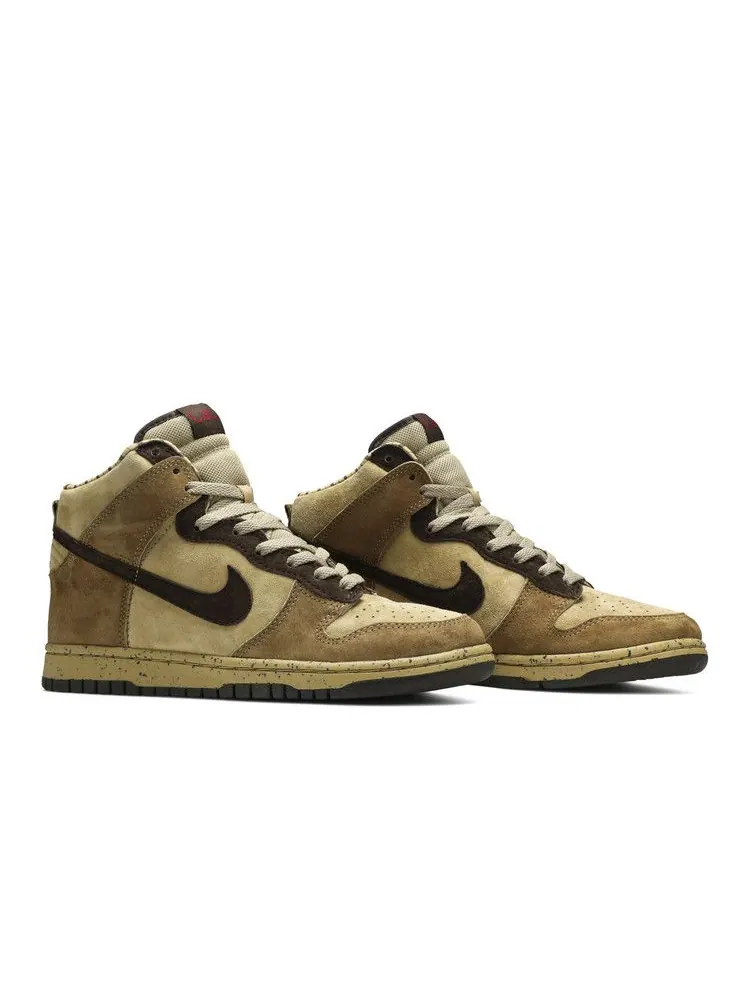 Кроссовки Nike Dunk High, Shima Shima 2 — изображение 8 из 8, коричневый