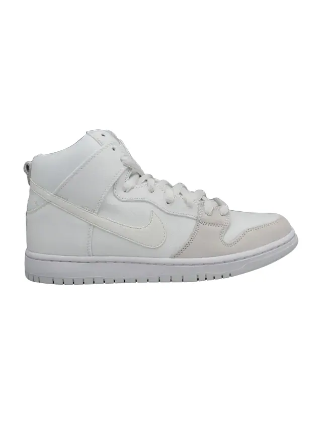 Кроссовки Nike Dunk High Pro SB 'Metallic Summit White' — изображение 1 из 1, белый
