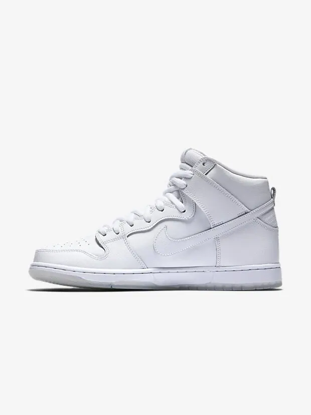 Кроссовки Nike SB Dunk High Pro 'White Ice' — изображение 4 из 4, белый