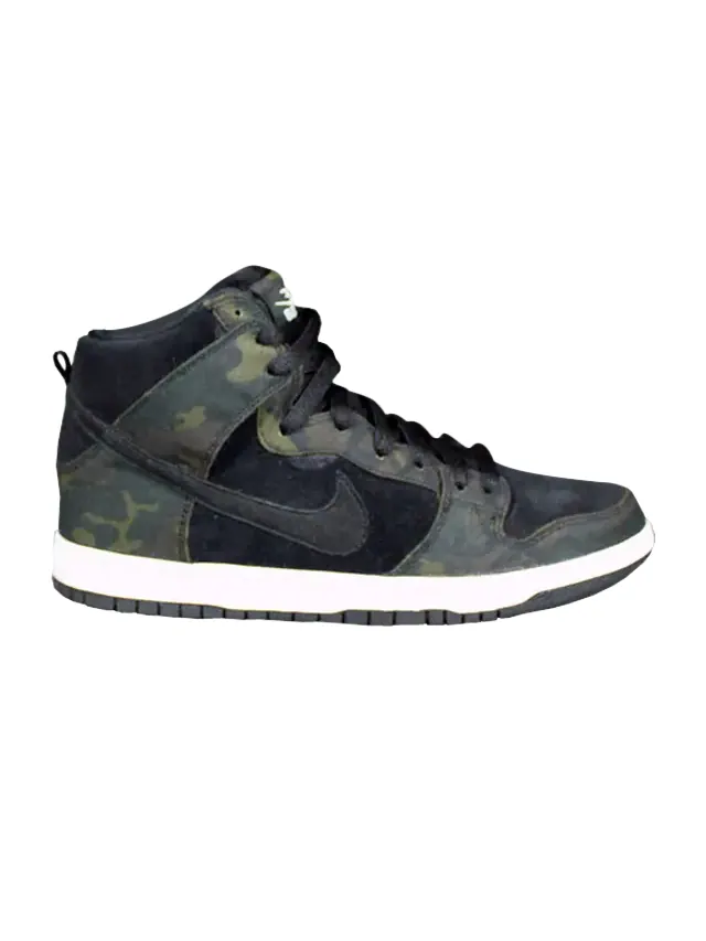 Кроссовки Nike Dunk High Pro SB 'Iguana Camo' — изображение 1 из 1, черный