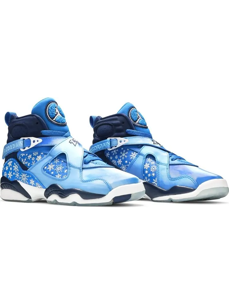 Кроссовки Air Jordan 8 Retro GS Snowflake — изображение 8 из 8, синий