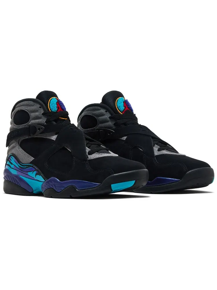 Кроссовки Air Jordan 8 Retro 'Aqua' 2025 — изображение 8 из 8, черный