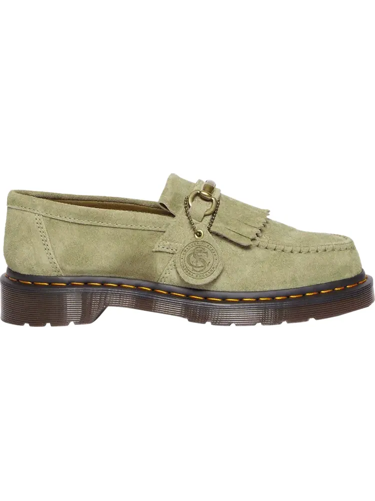 Кроссовки Adrian Snaffle Desert Oasis Suede Loafers 'Pale Olive' — изображение 1 из 1, зеленый