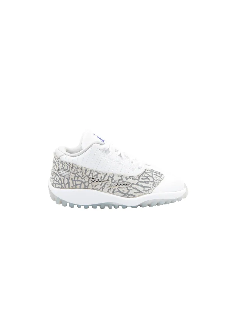 Кроссовки Air Jordan Baby Jordan 11 Retro Low — изображение 1 из 1, белый/-серый