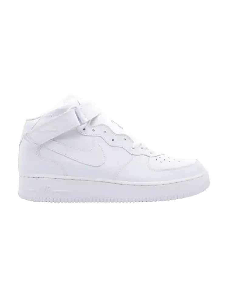 Кроссовки Nike Air Force 1 Mid — изображение 1 из 1, белый/белый