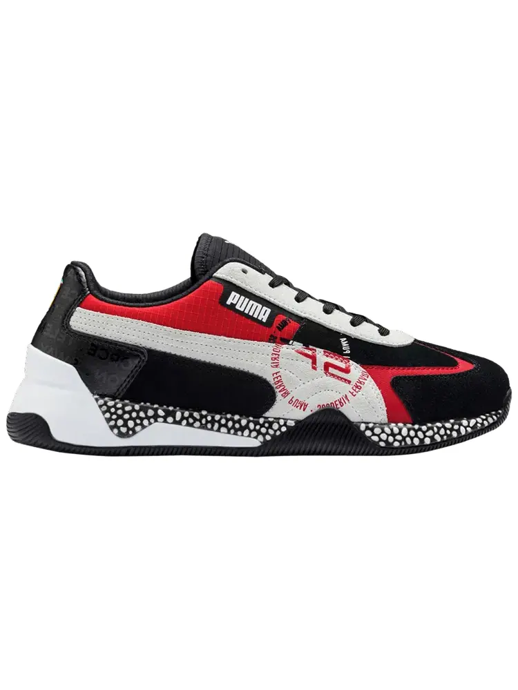 Кроссовки Puma Scuderia Ferrari x Speed Hybrid 'Black White Rosso Corsa' — изображение 1 из 1, черный белый