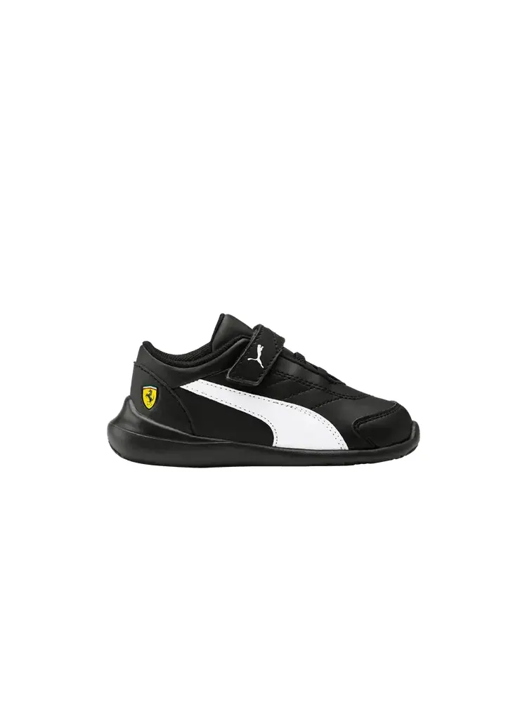 Кроссовки Puma Scuderia Ferrari x Kart Cat 3 V Toddler Black White — изображение 1 из 1, белый