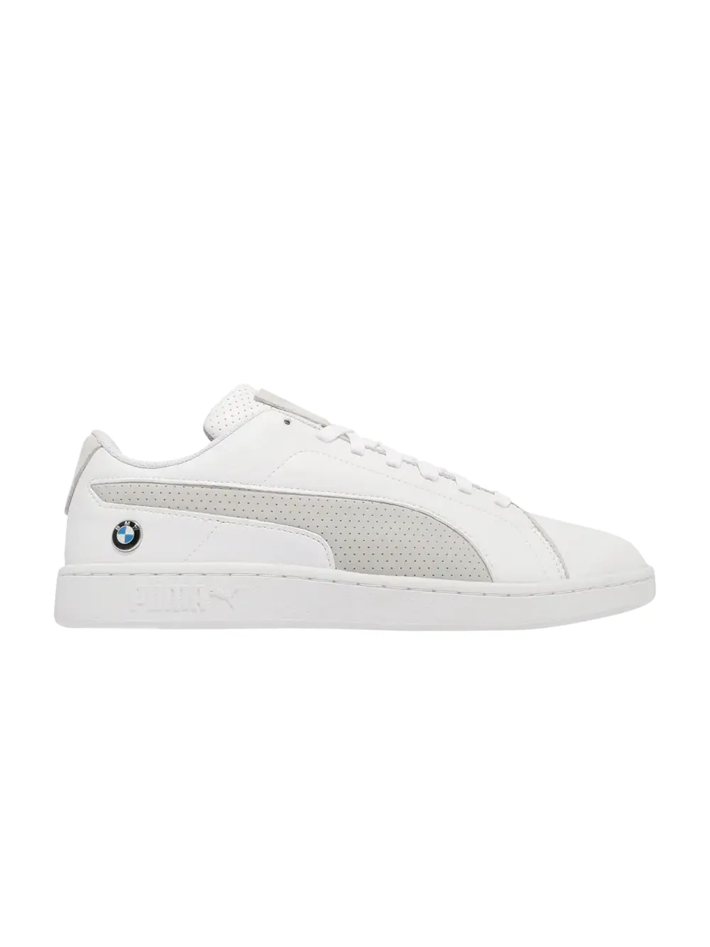 Кроссовки BMW Motorsport x Smash v2 Puma — изображение 1 из 1, белый/серый фиолетовый