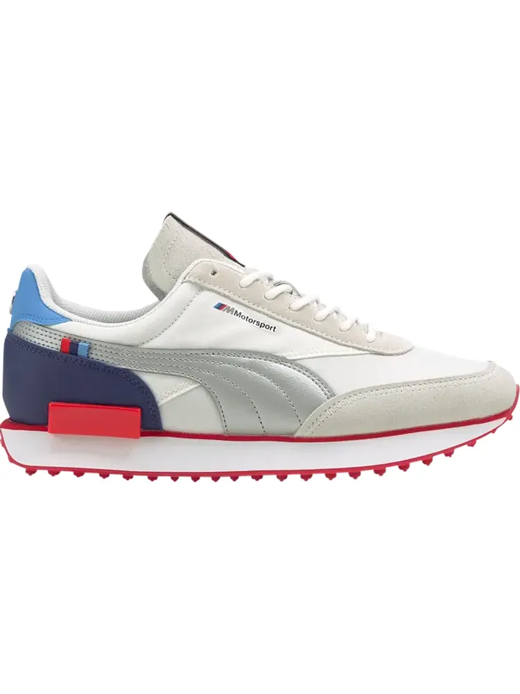 Кроссовки Puma BMW Motorsport x Future Rider White High Risk Red — изображение 1 из 1, белый
