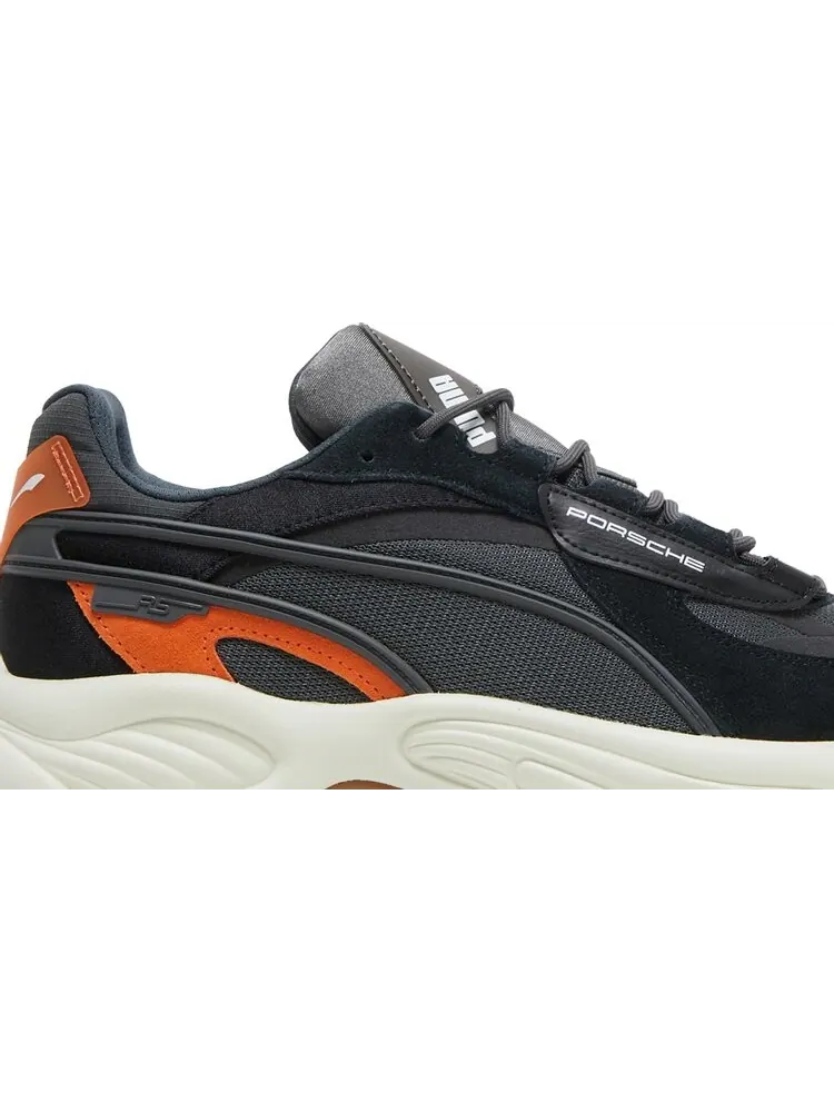 Кроссовки Puma Porsche Legacy x RS-Connect Asphalt Carrot — изображение 2 из 8, черный