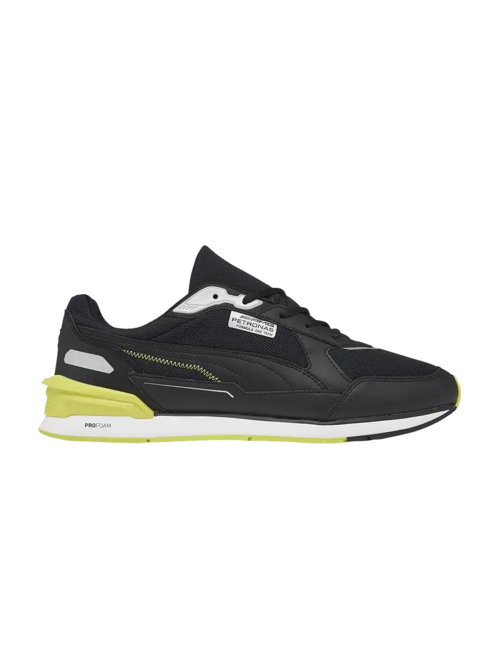 Кроссовки Mercedes AMG Petronas F1 x Low Racer Puma — изображение 1 из 1, черный/желтый