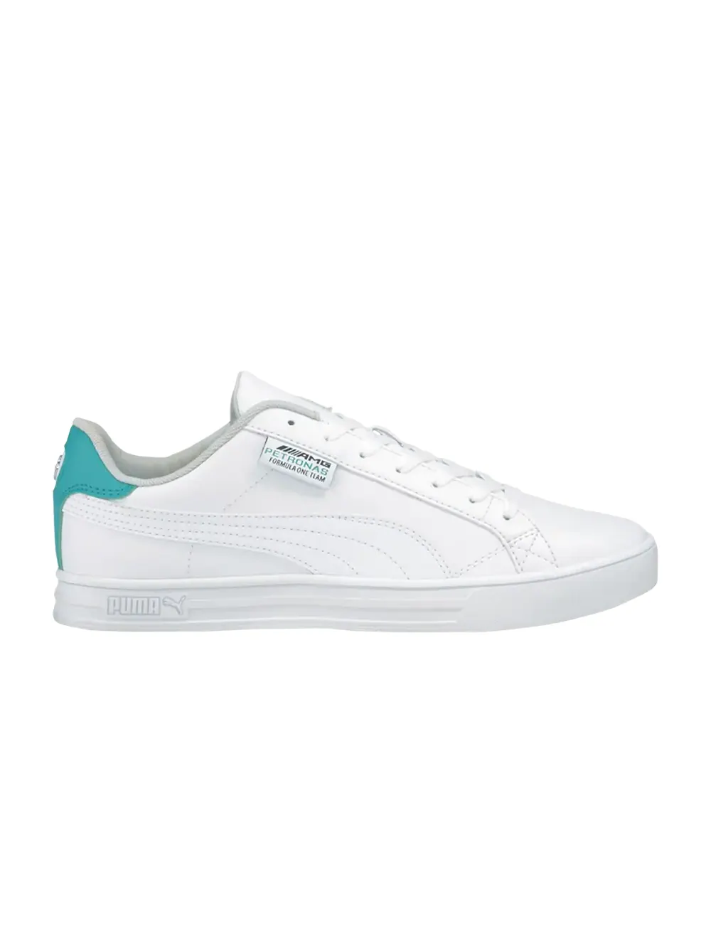 Кроссовки Mercedes-AMG Petronas F1 x Smash Vulc V3 Low Puma — изображение 1 из 1, белый/зеленый